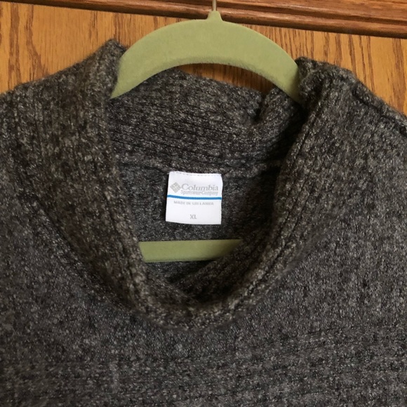 Columbia XL short sleeve sweater gray grey - Picture 2 of 4